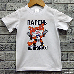 Детская футболка с принтом на заказ