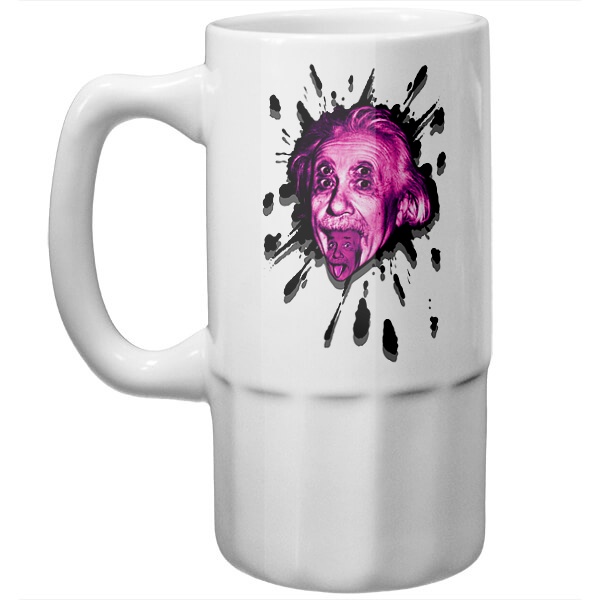 Пивная кружка Клякса Эйнштейн