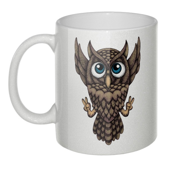 Кружка перламутровая Owl