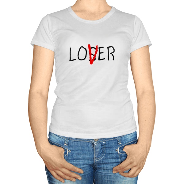 Женская футболка Loser-Lover