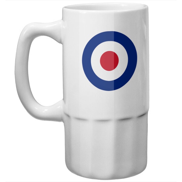 Пивная кружка ВВС Великобритании, цвет белый