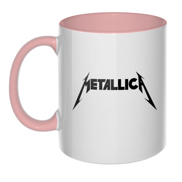 Кружка Metallica, цветная ручка + внутри