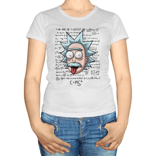 Женская футболка Rick Einstein
