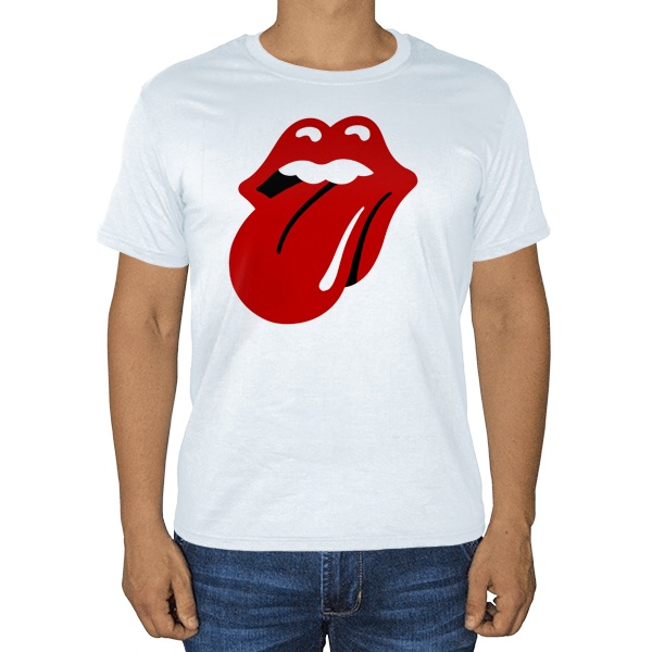 Белая футболка Rolling Stones