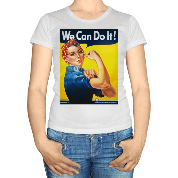 Женская футболка We can do it!