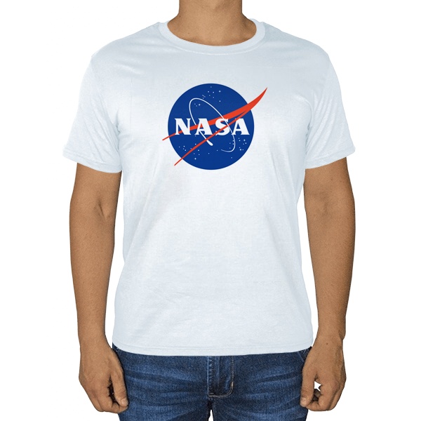 Белая футболка NASA
