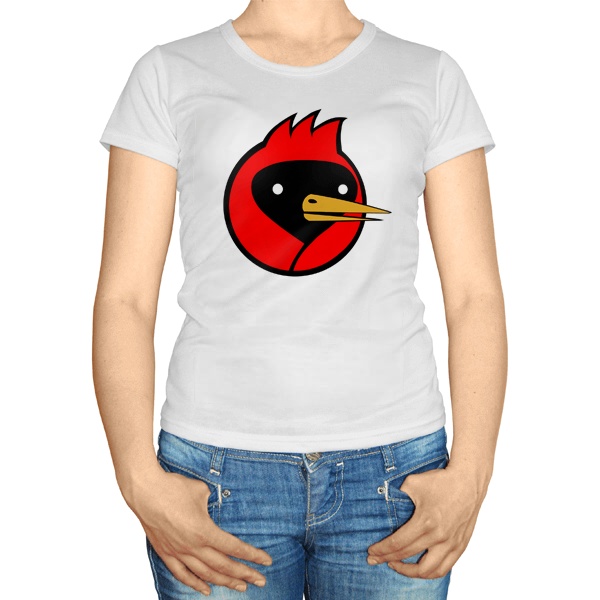 Женская футболка Омская птица