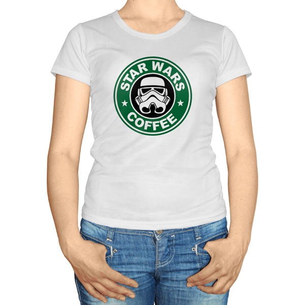 Женская футболка Star Wars Coffee