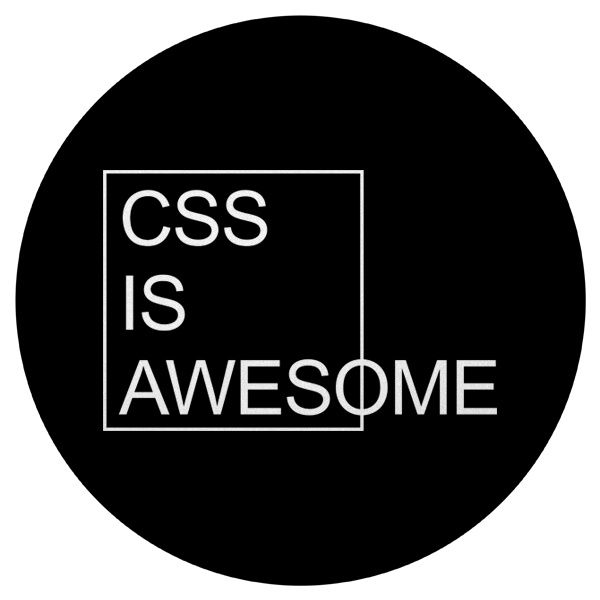 Круглый коврик для мыши CSS is awesome