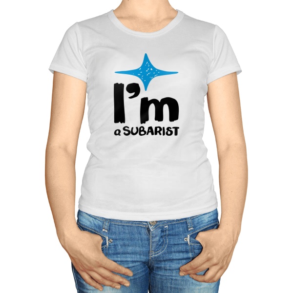 Женская футболка I am Subarist