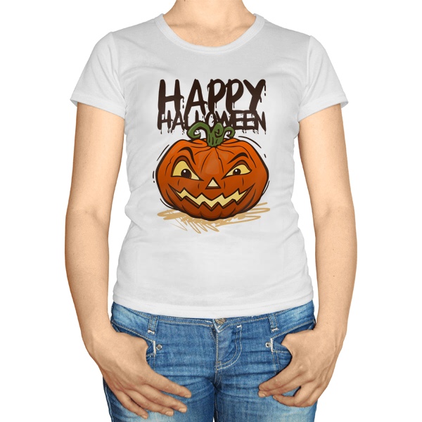 Женская футболка Happy Halloween