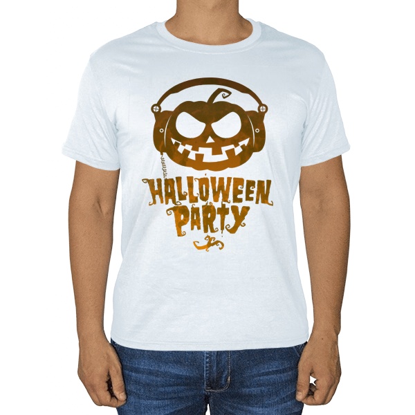 Halloween Party, белая футболка