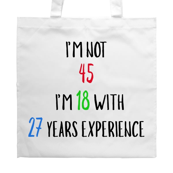 Белая сумка I'm not 45
