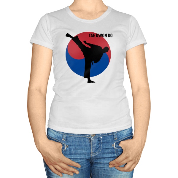 Женская футболка Tae kwon do