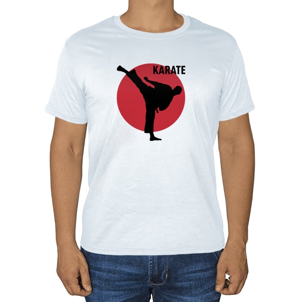 Karate, белая футболка