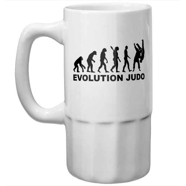 Пивная кружка Эволюция Дзюдо