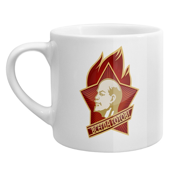 Кофейная чашка Пионерский значок