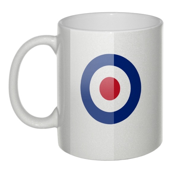 Перламутровая кружка Знак ВВС Великобритании, цвет перламутровый