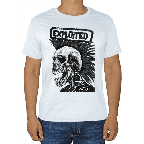 Белая футболка The Exploited