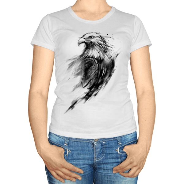 Женская футболка Орел