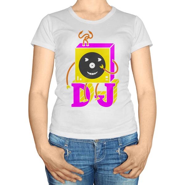 Женская футболка DJ