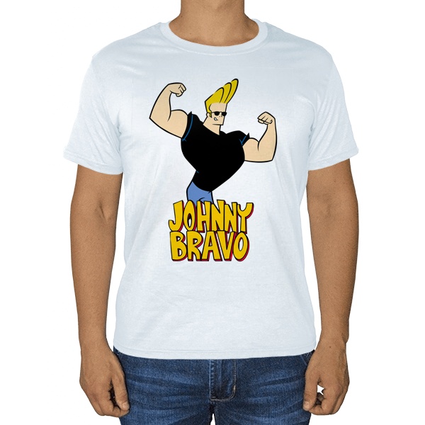 Белая футболка Johnny Bravo