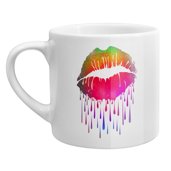 Кофейная чашка Радужный поцелуй