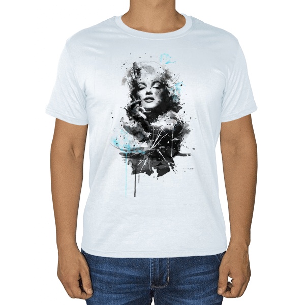 Marilyn Monroe, белая футболка
