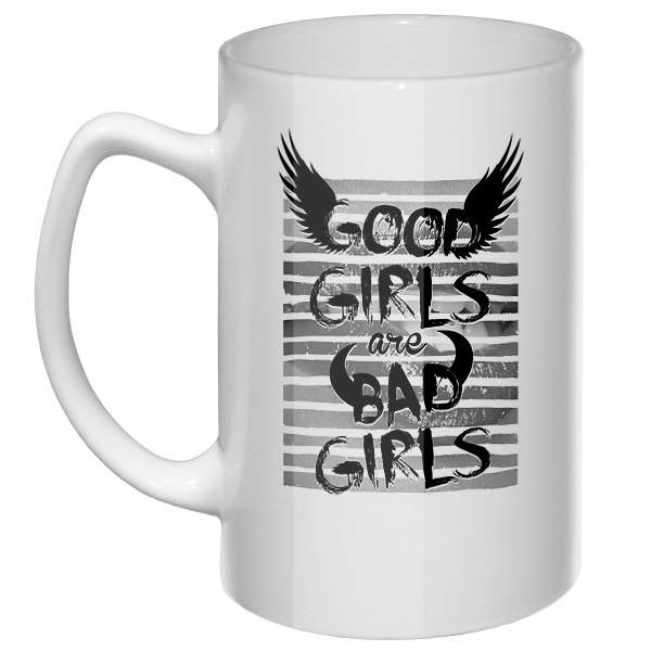 Большая кружка Good girls are bad girls